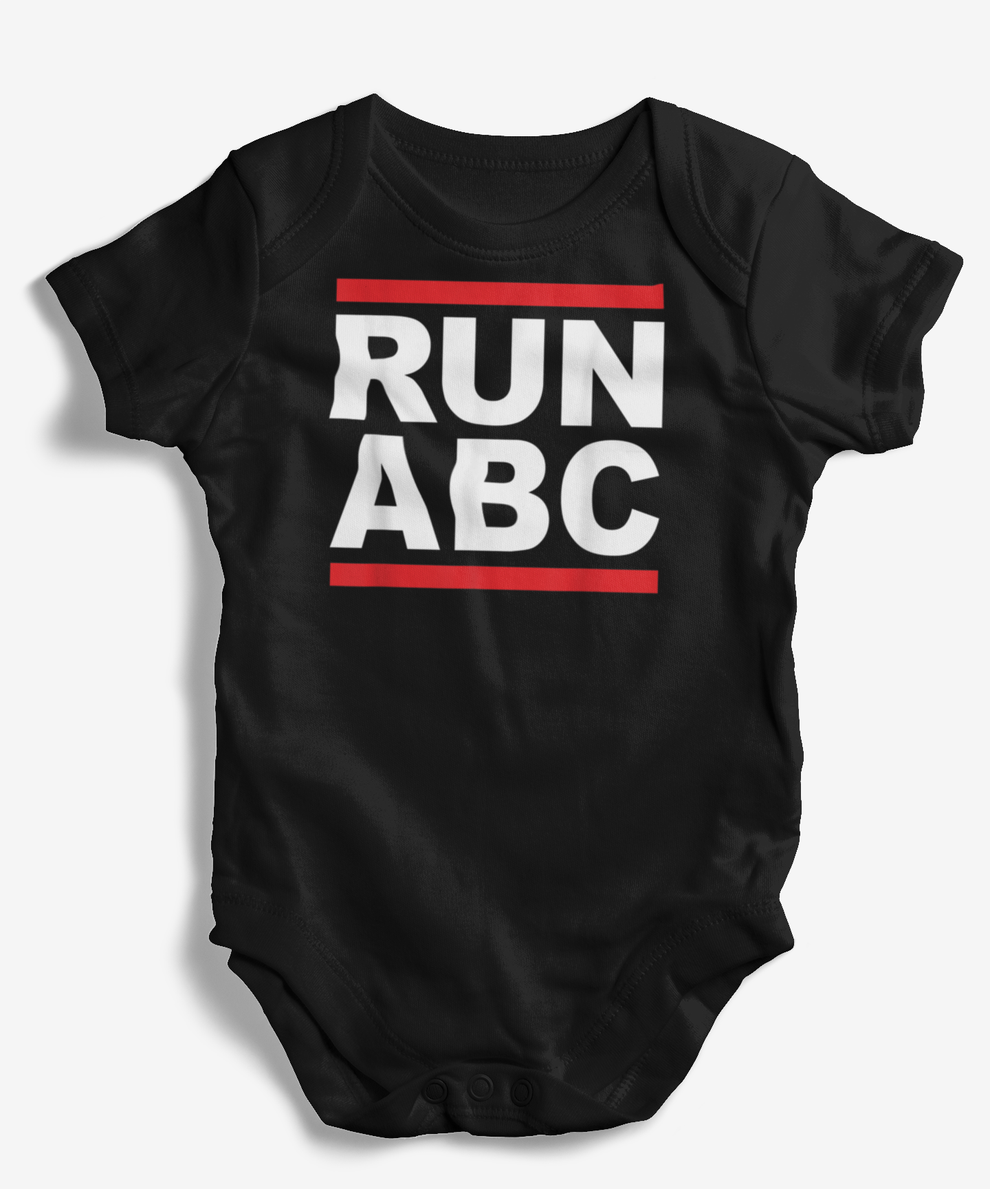 RUN ABC Soft Cotton Onesie with Alphabet Design