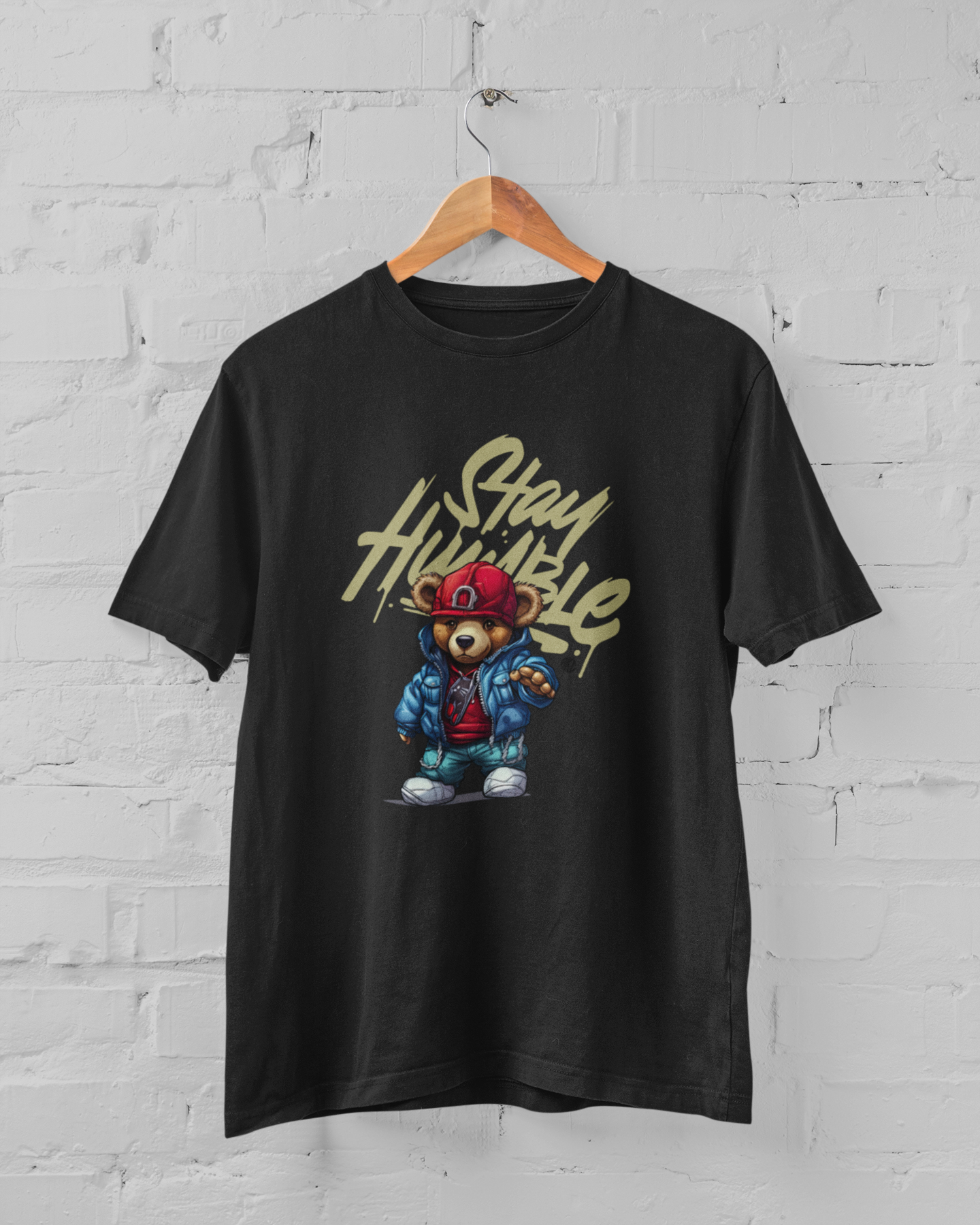 Stay Humble Cool Teddy Custom Graphic Tee