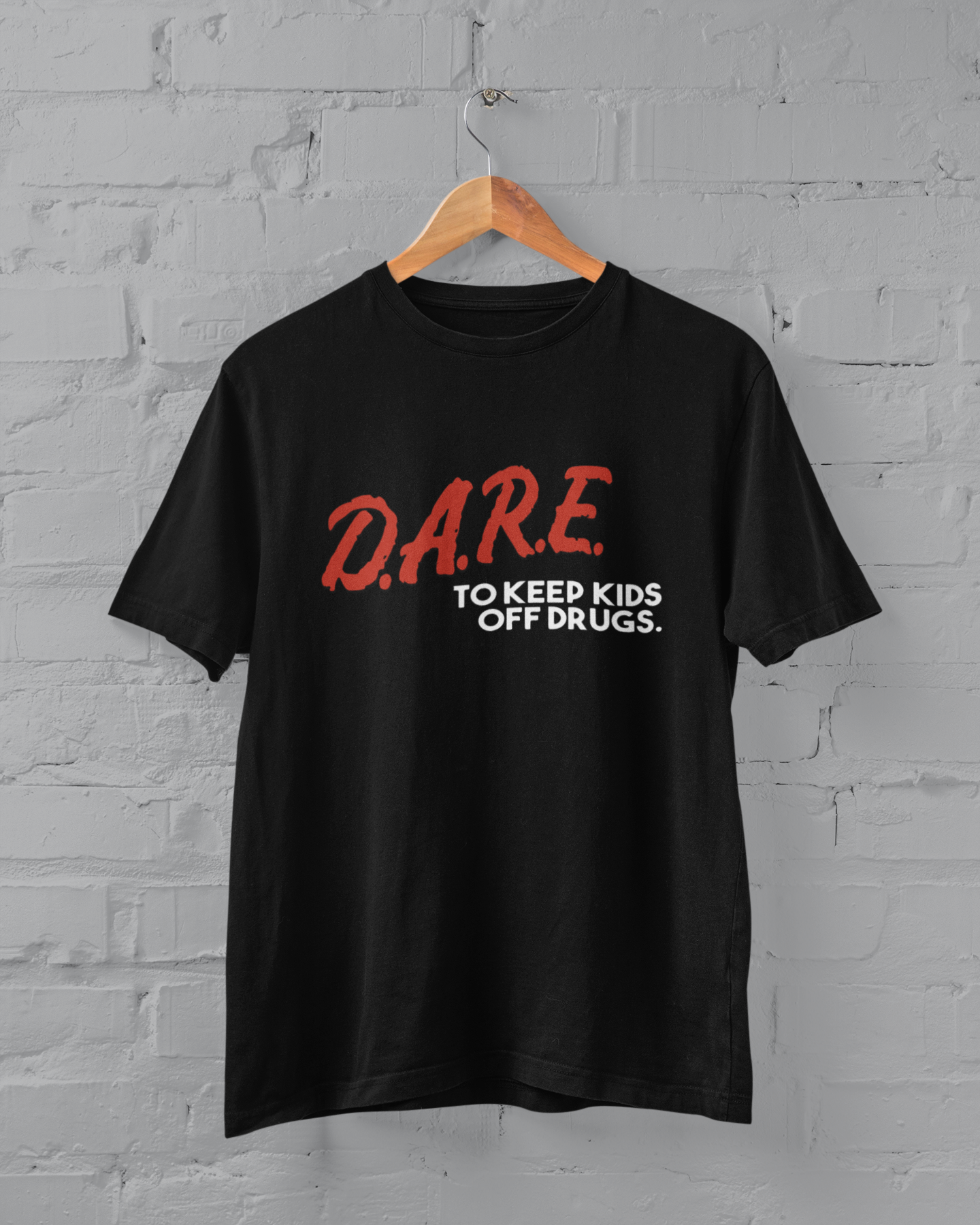 DARE Old School Retro Adult T-shirt