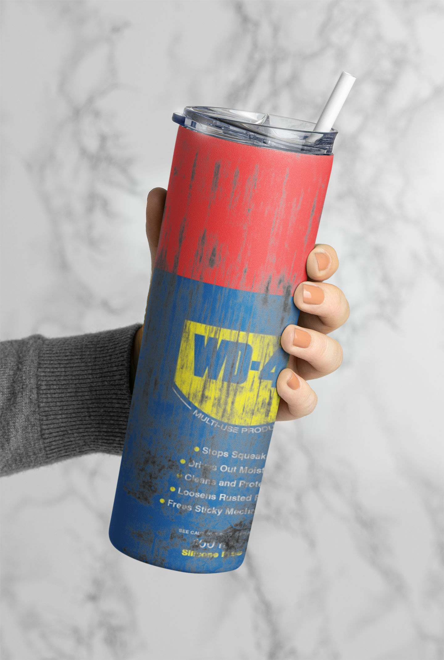 Mechanic's favor Inspired by Wd-40 Tumbler, 20 Oz Stainless Steel Tumbler