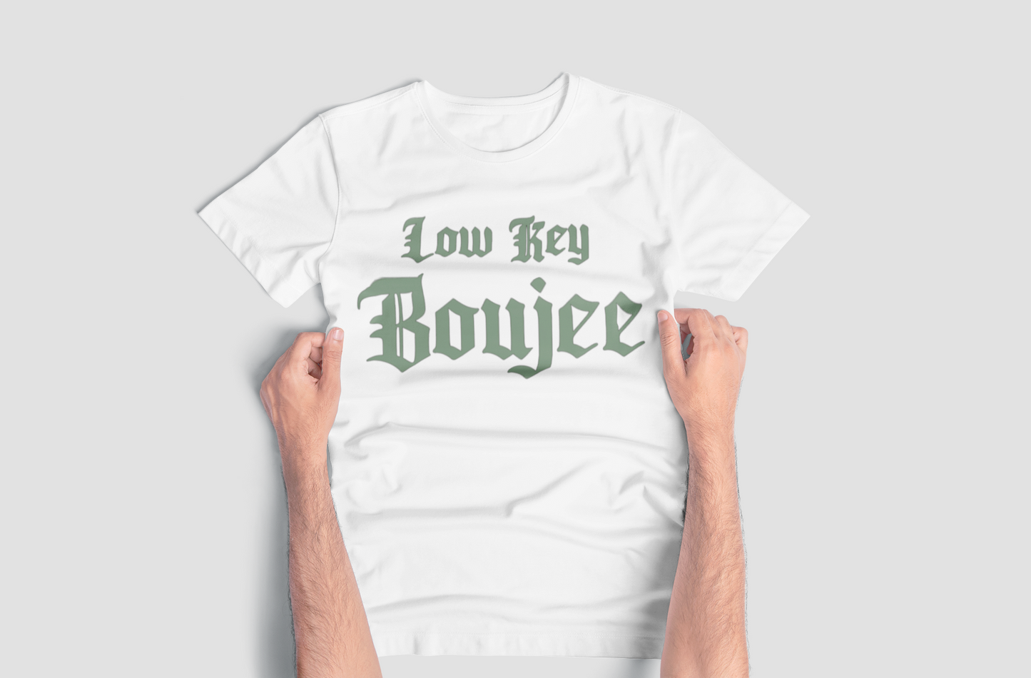 LOW KEY BOUJEE Adult t-shirt