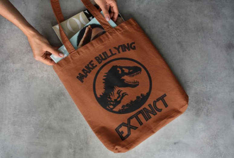 MAKE BULLYING EXTINCT School Bag - Promote Kindness and Anti-Bullying