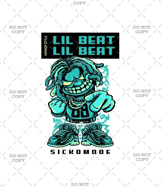 Lil Beat Iron on Decal - Show your Bold Style