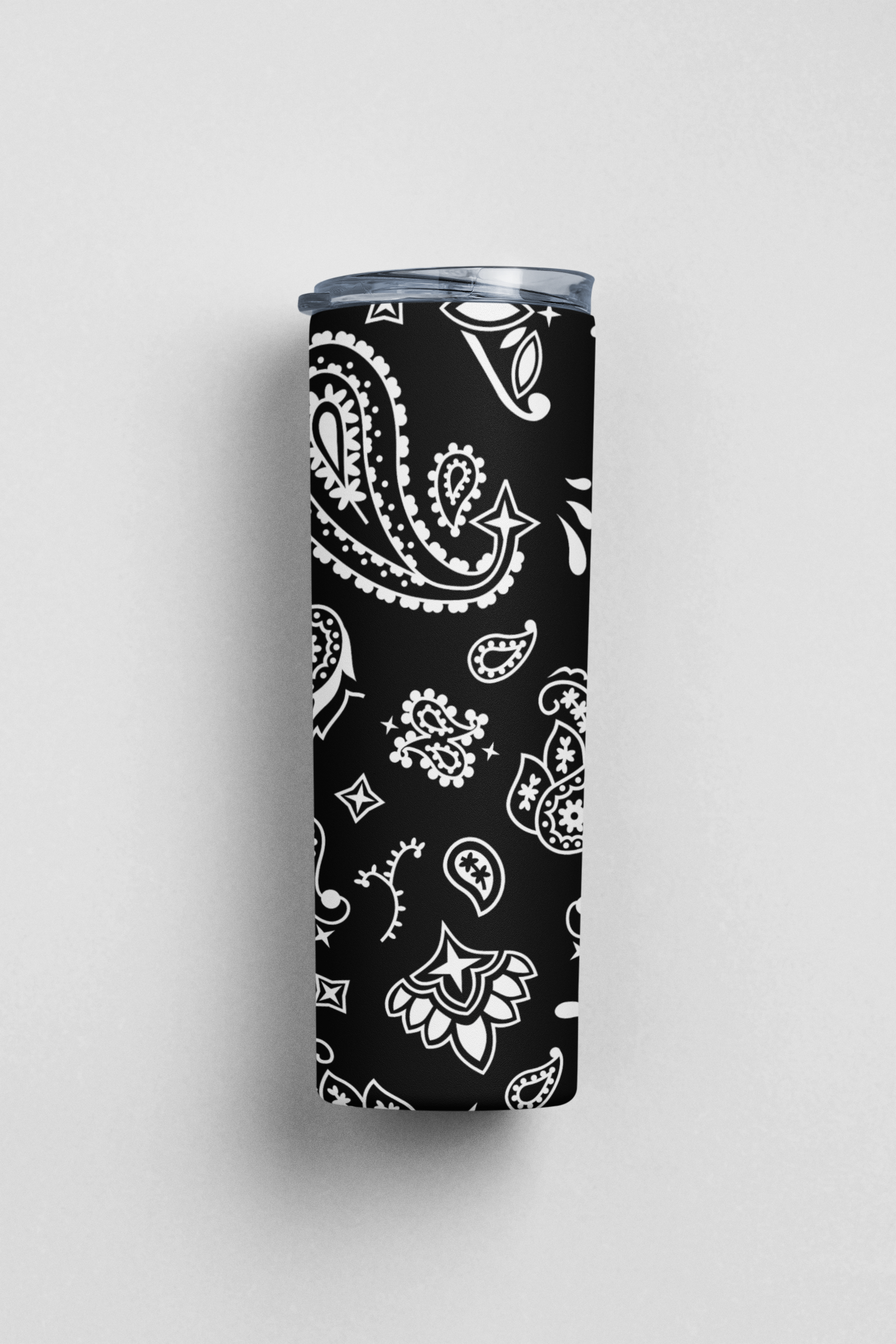 Bandana Pattern 20 oz Stainless-Steel Skinny Tumbler