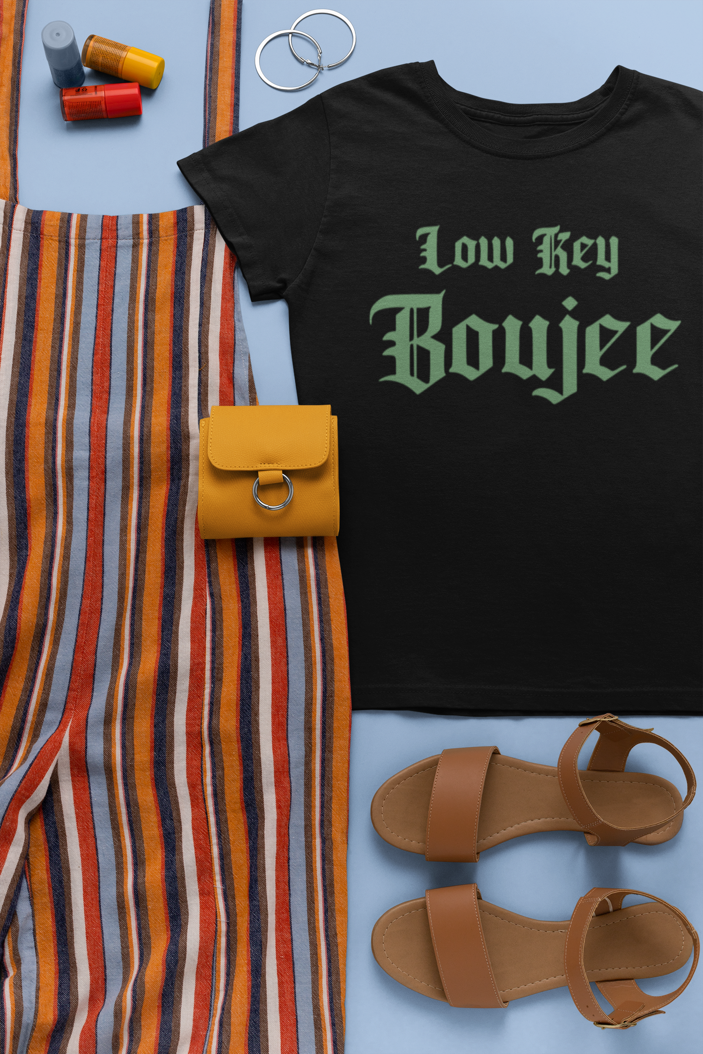 LOW KEY BOUJEE Adult t-shirt