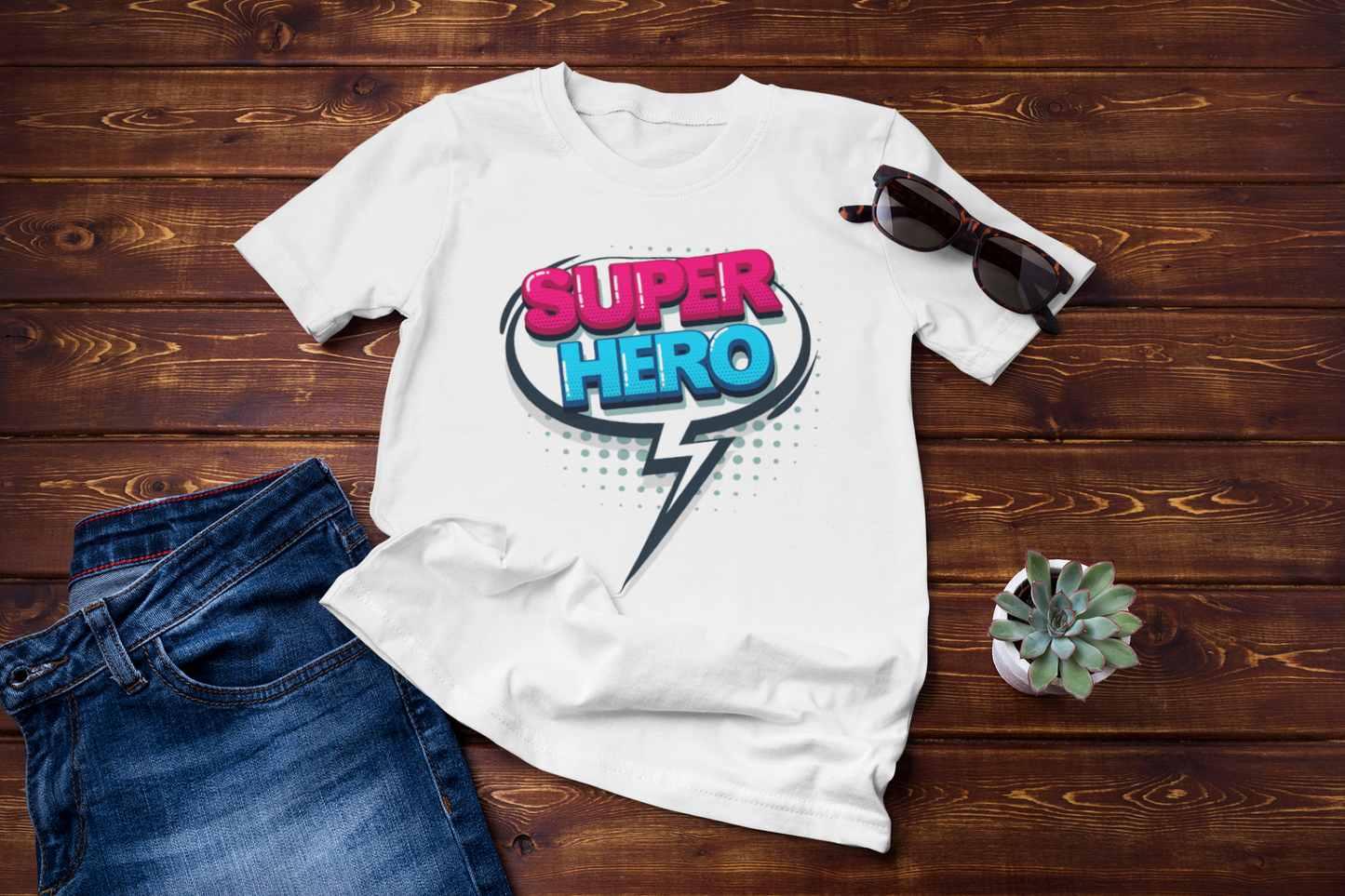 COMIC Superhero Unisex t-shirt