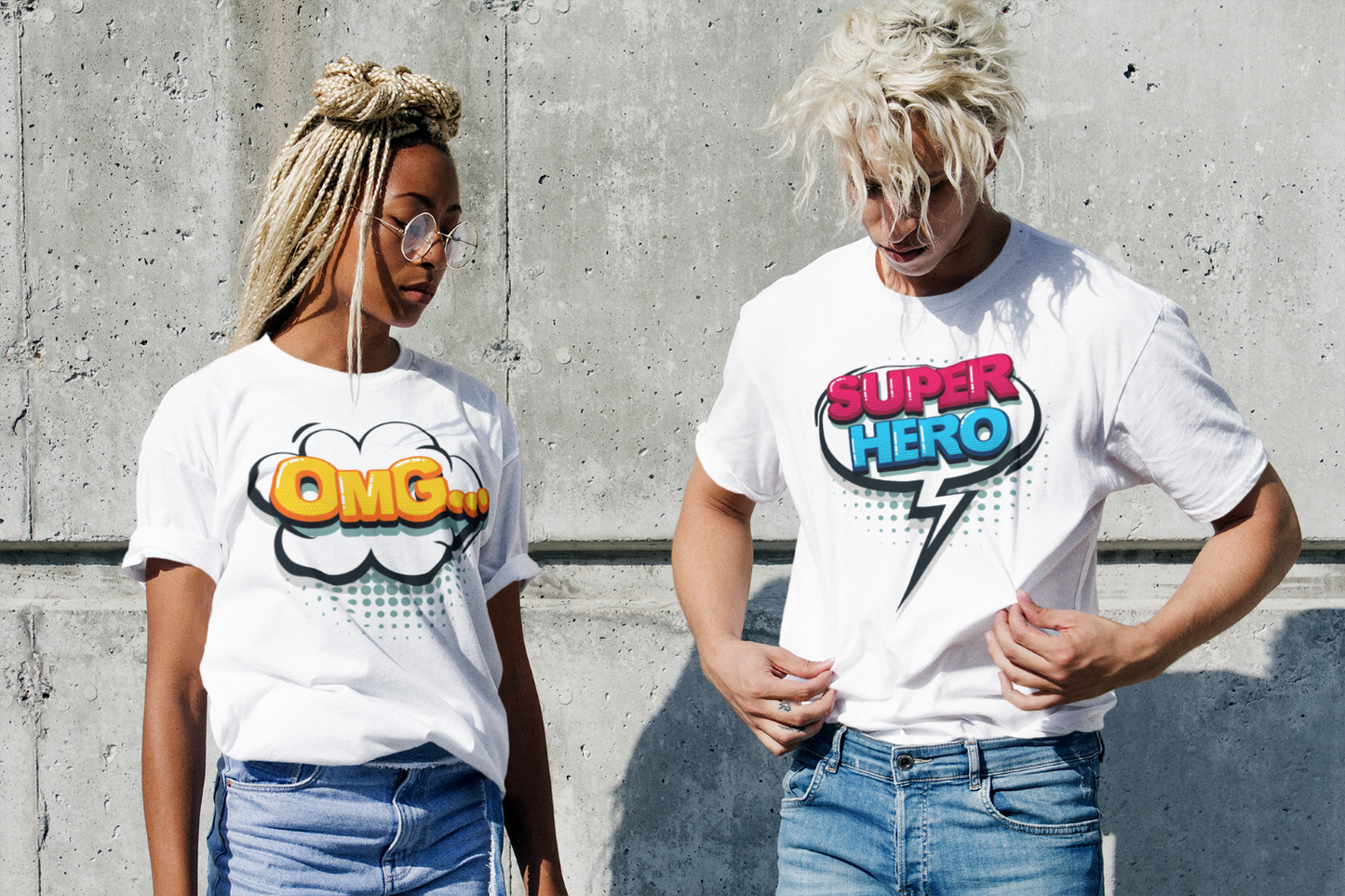 COMIC Superhero Unisex t-shirt