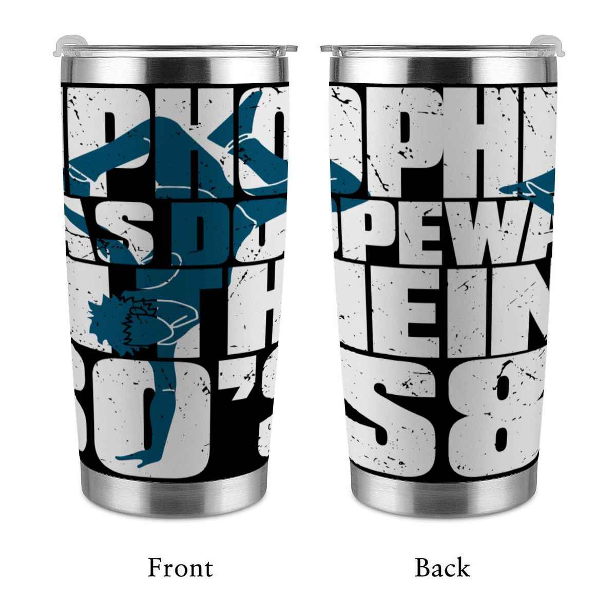 20oz Tumbler with Lid and Straw (Made in USA) HiphopWasDopeInThe80'S