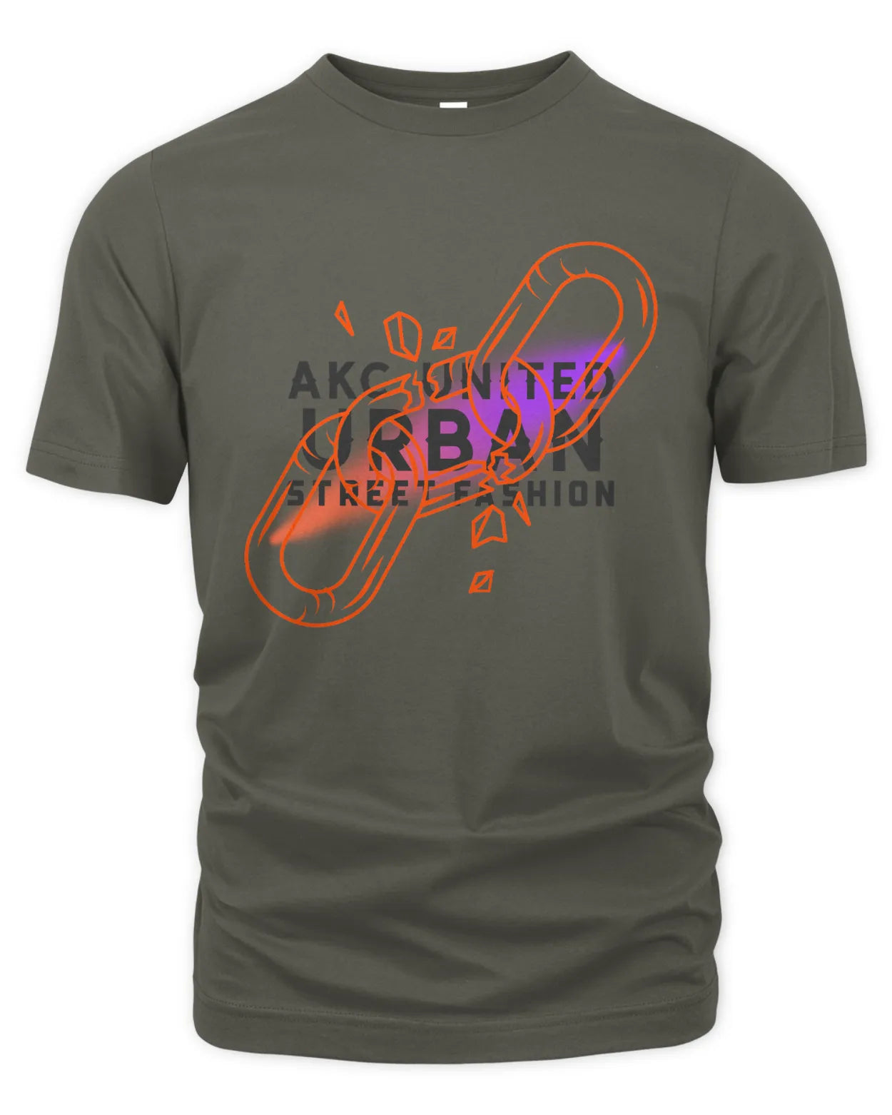 Urban Street Fashion Organic Cotton Custom Design T-shirt