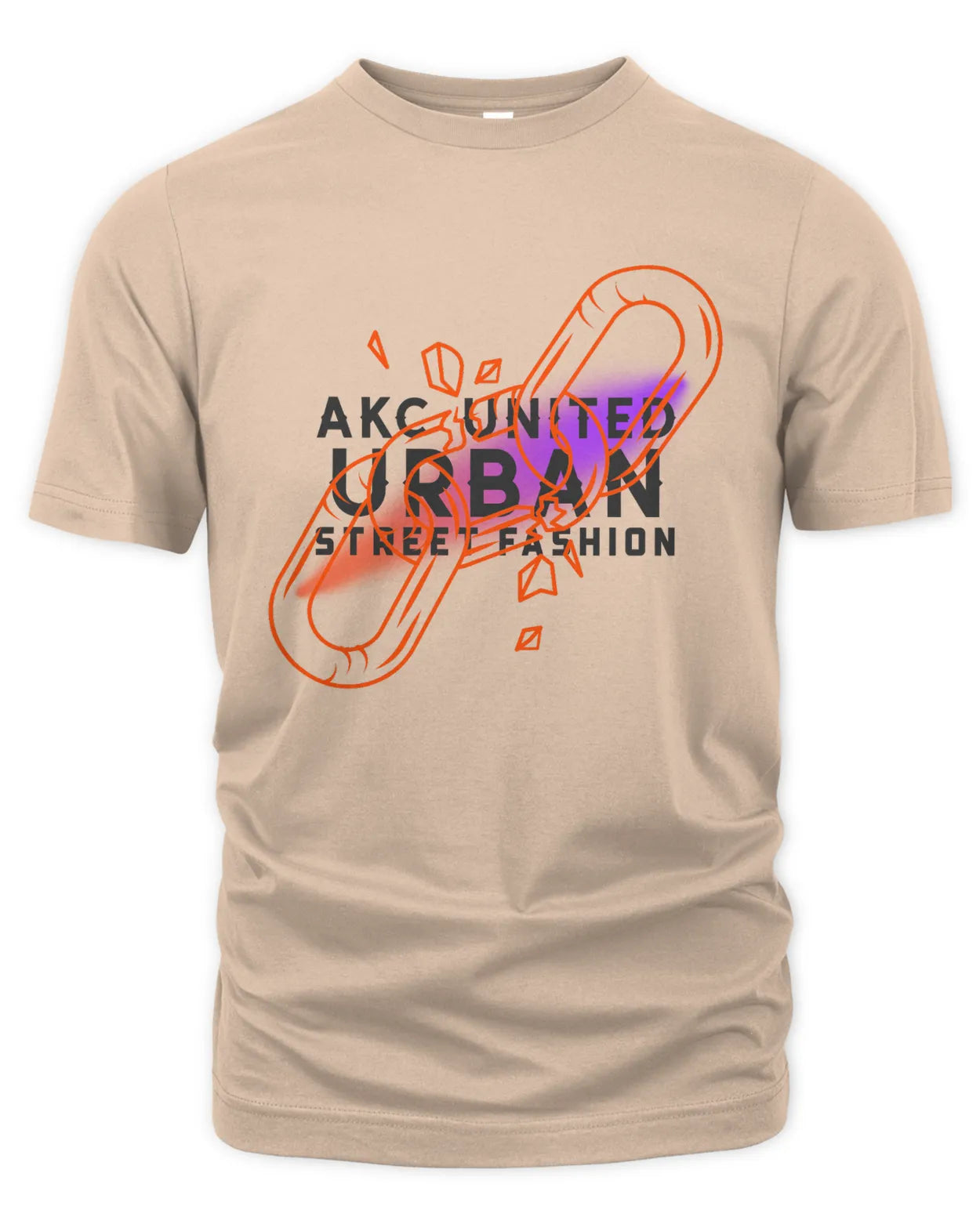 Urban Street Fashion Organic Cotton Custom Design T-shirt