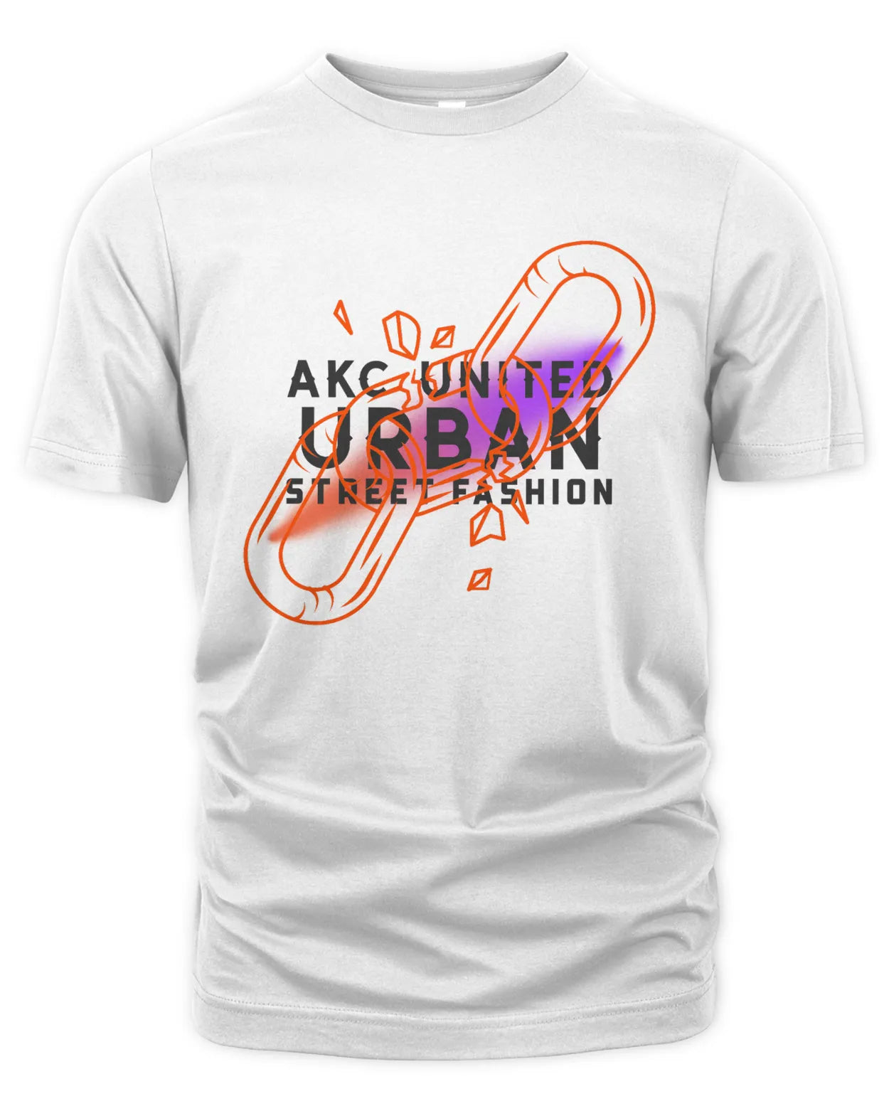 Urban Street Fashion Organic Cotton Custom Design T-shirt