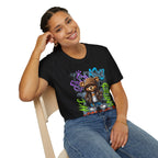 Cool Teddy Graffiti Tee - 'Stay Wild' Front & 'No Time to Be Soft' Back design