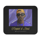 West Coast 'Keepin' It Real' Rapper Mouse Pad — Hip Hop Gaming Desk Mat