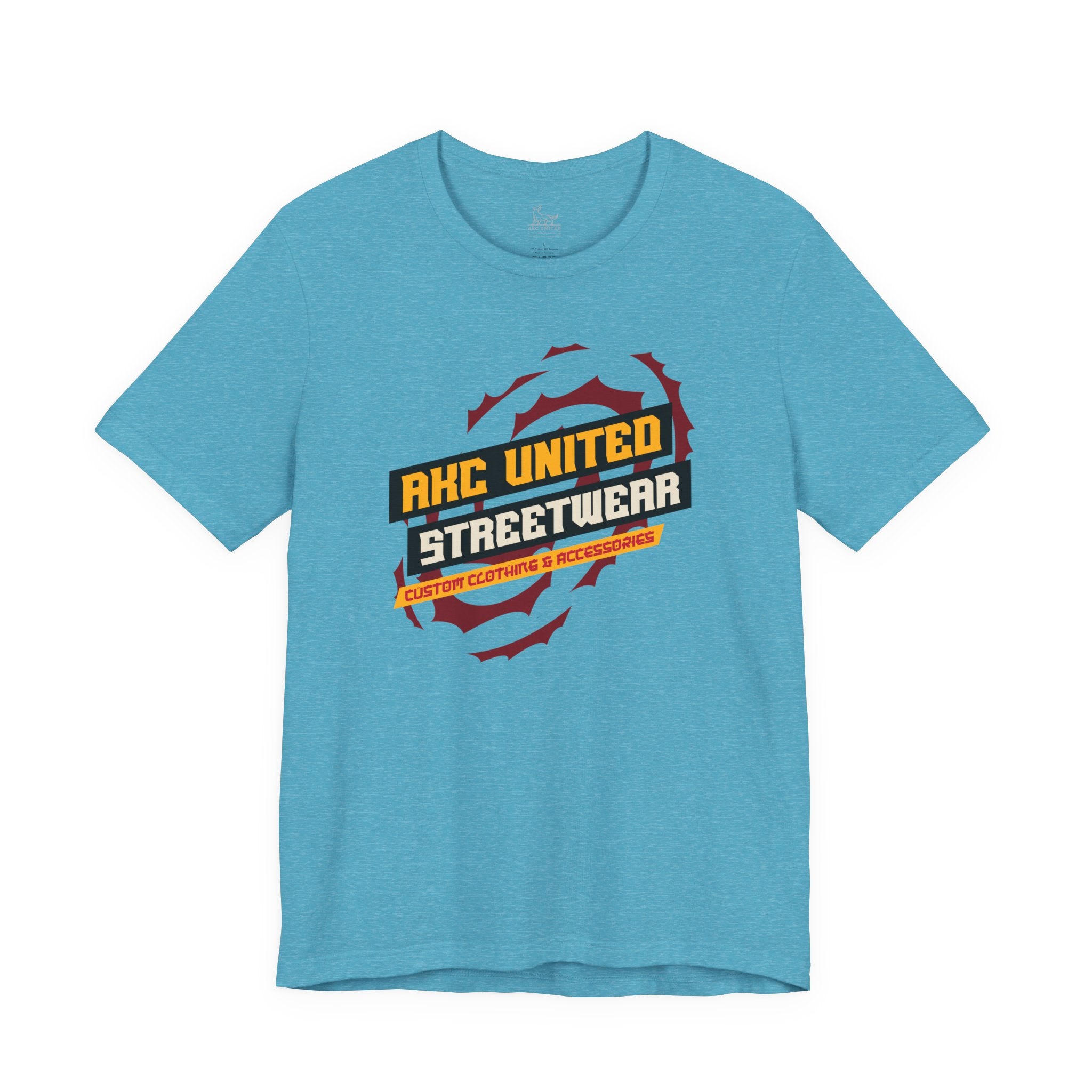 Orange Blast Streetwear Logo Tee — Graphic T-Shirt