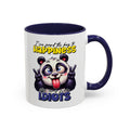Funny Panda Coffee Mug — "I've Found the Key to Happiness" Ceramic Accent Mug