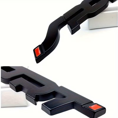 3D Metal Sport Sticker Chrome Decal Emblem Badge for All Cars and Bikes (Black)