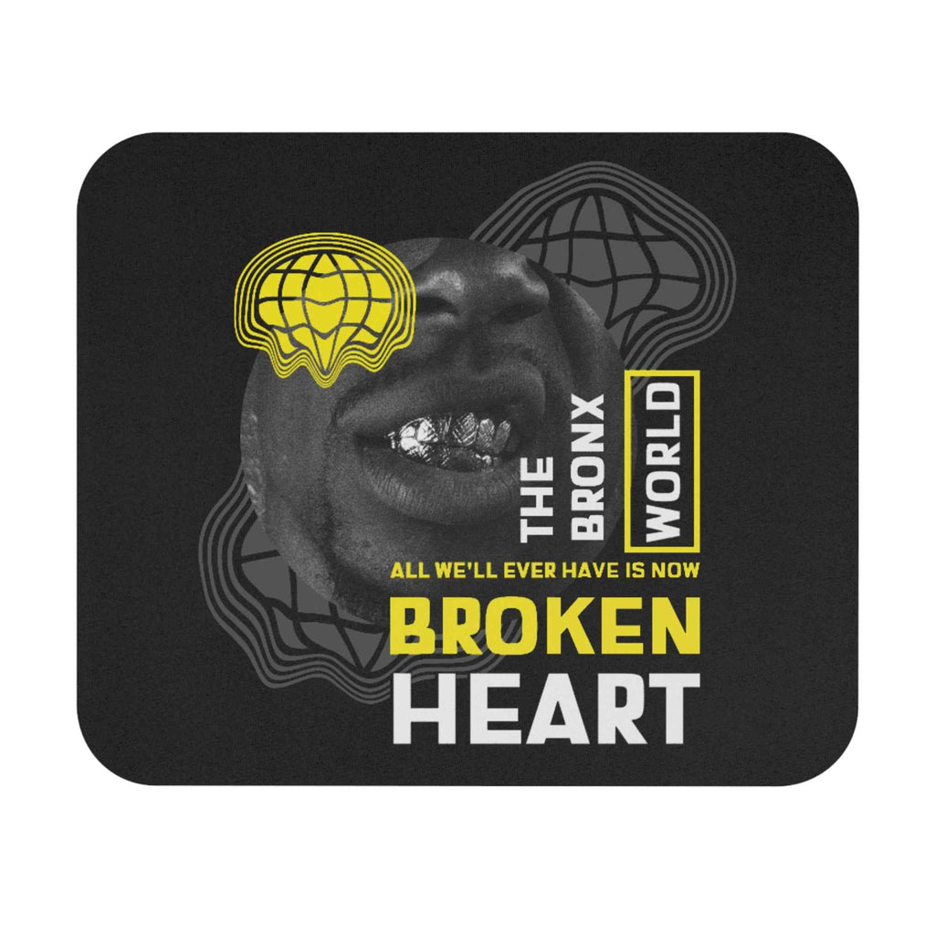 Broken Heart Graphic Mouse Pad — The Bronx World Design