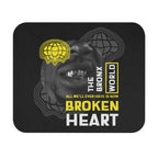 Broken Heart Graphic Mouse Pad — The Bronx World Design