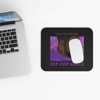 Hip Hop Beats Mouse Pad — "Peace and Love and Hip Hop Beats" Retro Rap Artist Desk Mat
