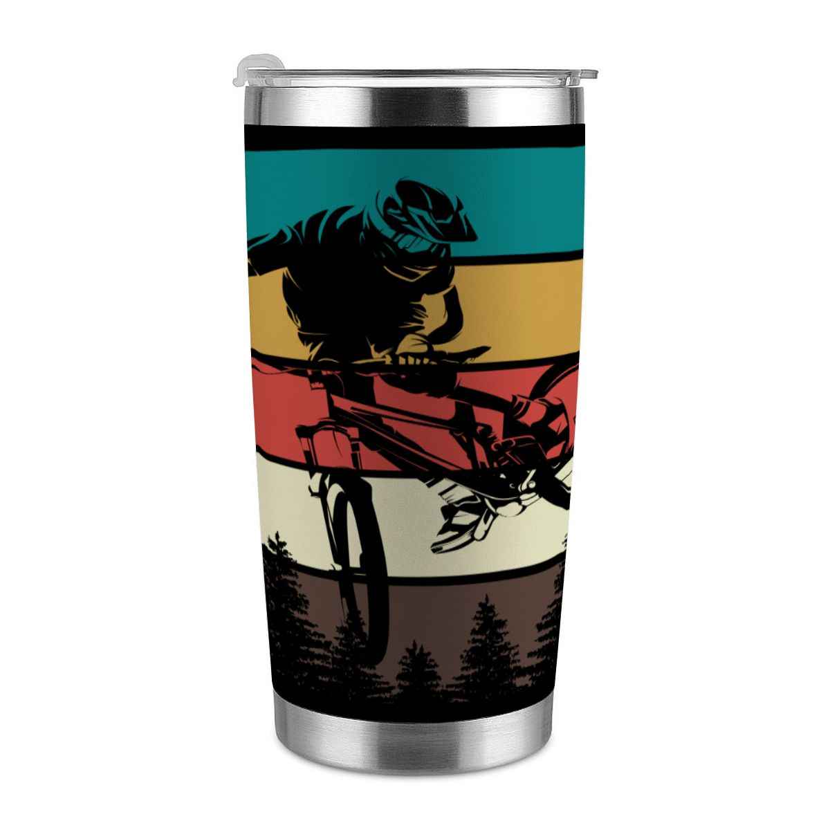 20oz Tumbler with Lid and Straw (Made in USA) Retro Bike Project