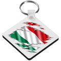Hungarian Custom Design Keychain with Red White Green Theme