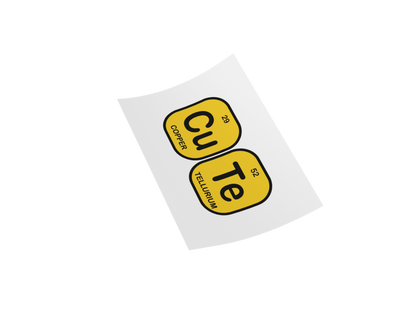 CUTE Copper Tellurium DTF Transfer - High-Quality Transfer for Easy Printing and High-Performance Printing