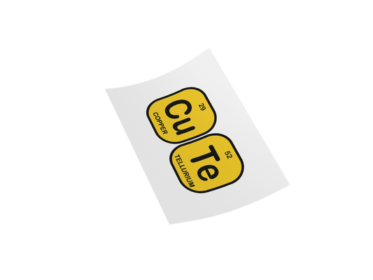 CUTE Copper Tellurium DTF Transfer - High-Quality Transfer for Easy Printing and High-Performance Printing