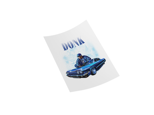 AKC - DONK Lowrider - Unique DTF Transfer