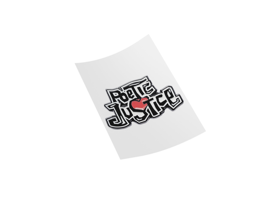 POETIC JUSTICE - Popular Retro DTF Transfer