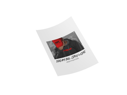 Dream Big Urban Retro Style DTF Transfer 9"x11" Vintage-Inspired Design for Apparel and Accessories