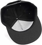 Black baseball cap on a white background