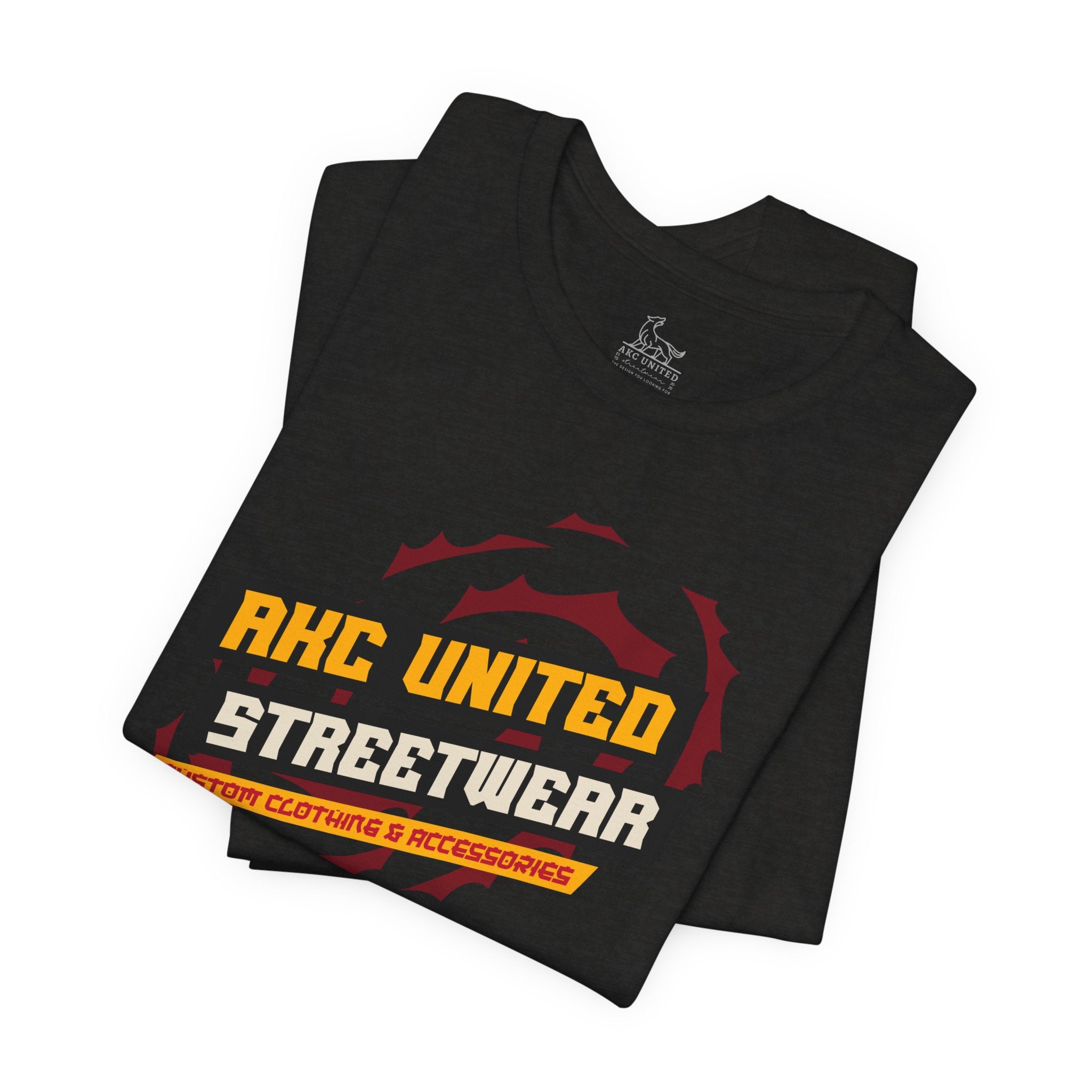 Orange Blast Streetwear Logo Tee — Graphic T-Shirt