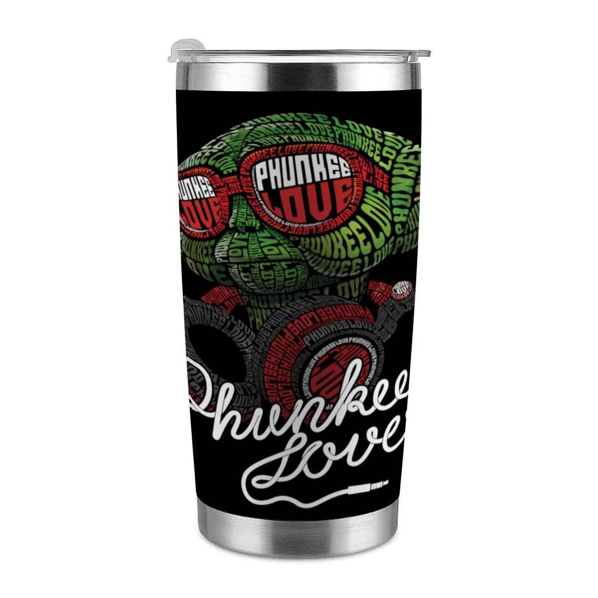 20oz Tumbler with Lid and Straw (Made in USA) PHUNKEE LOVE