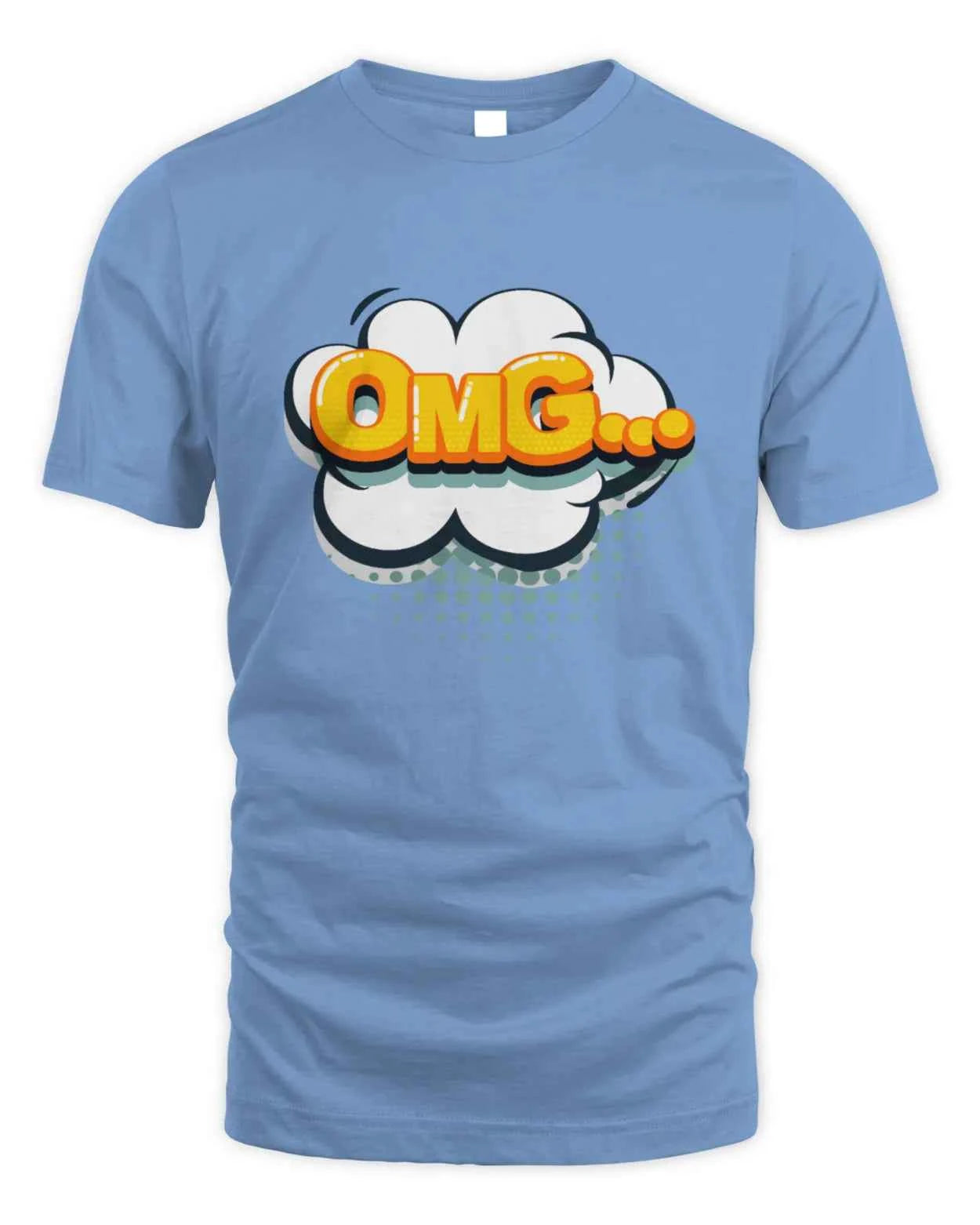 OMG Comics Design T-Shirt Cotton Unisex