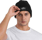 Stay Humble Hustle Hard Beanie for Men Women Beanie Hats Warm Winter Knit Caps Soft Ski Hat Black