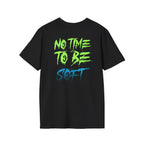 Cool Teddy Graffiti Tee - 'Stay Wild' Front & 'No Time to Be Soft' Back design