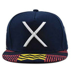 Hip Hop Embroidered X Baseball Cap Personality Flat Eaves Cap Trucker Cap Tyler Fashion Cap (HH505-9)