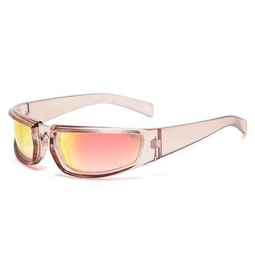 Sunglasses for Women Men Retro Punk Colorful Mirror Uv400 Outdoor Sports Driving