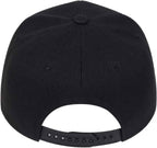 Personalized Embroidered Baseball Cap, Black with Print Design