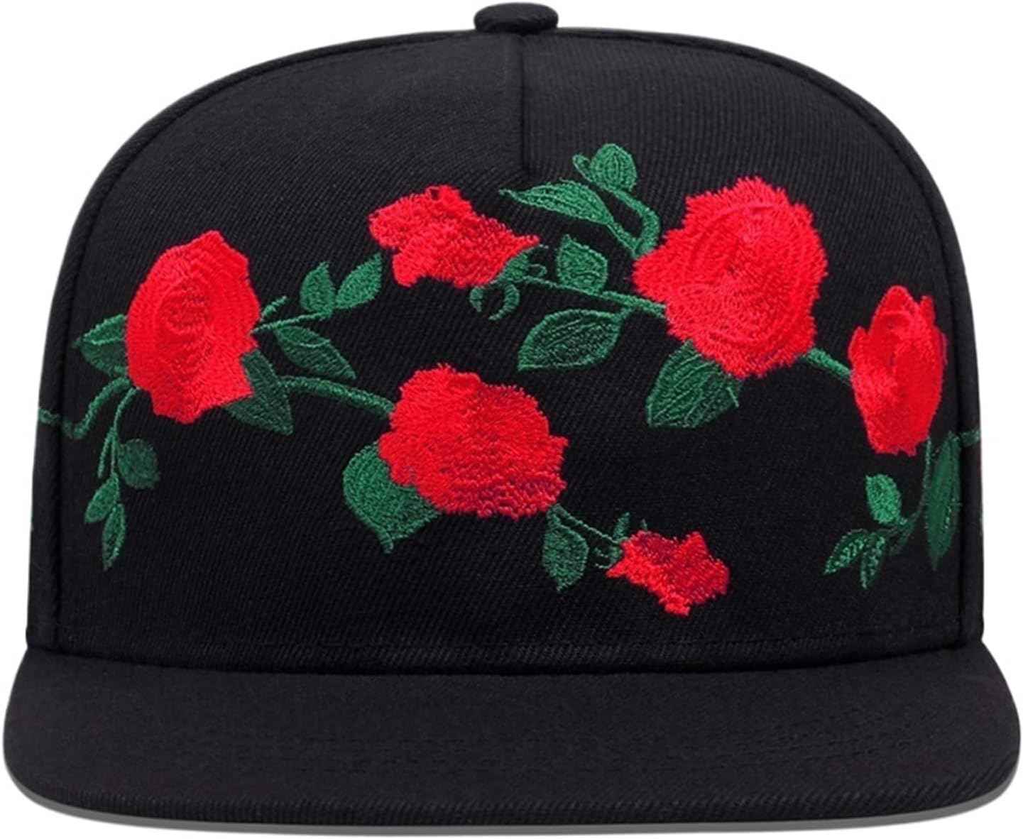 Rose Embroidery Hip Hop Baseball Cap Hat Adult Outdoor Hats Outdoor Sports Cap