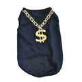 Pet Dogs Breathable Vest Tank Top, Dog Cat Sleeveless Apparel Summer T Shirt Puppy Costumes Black