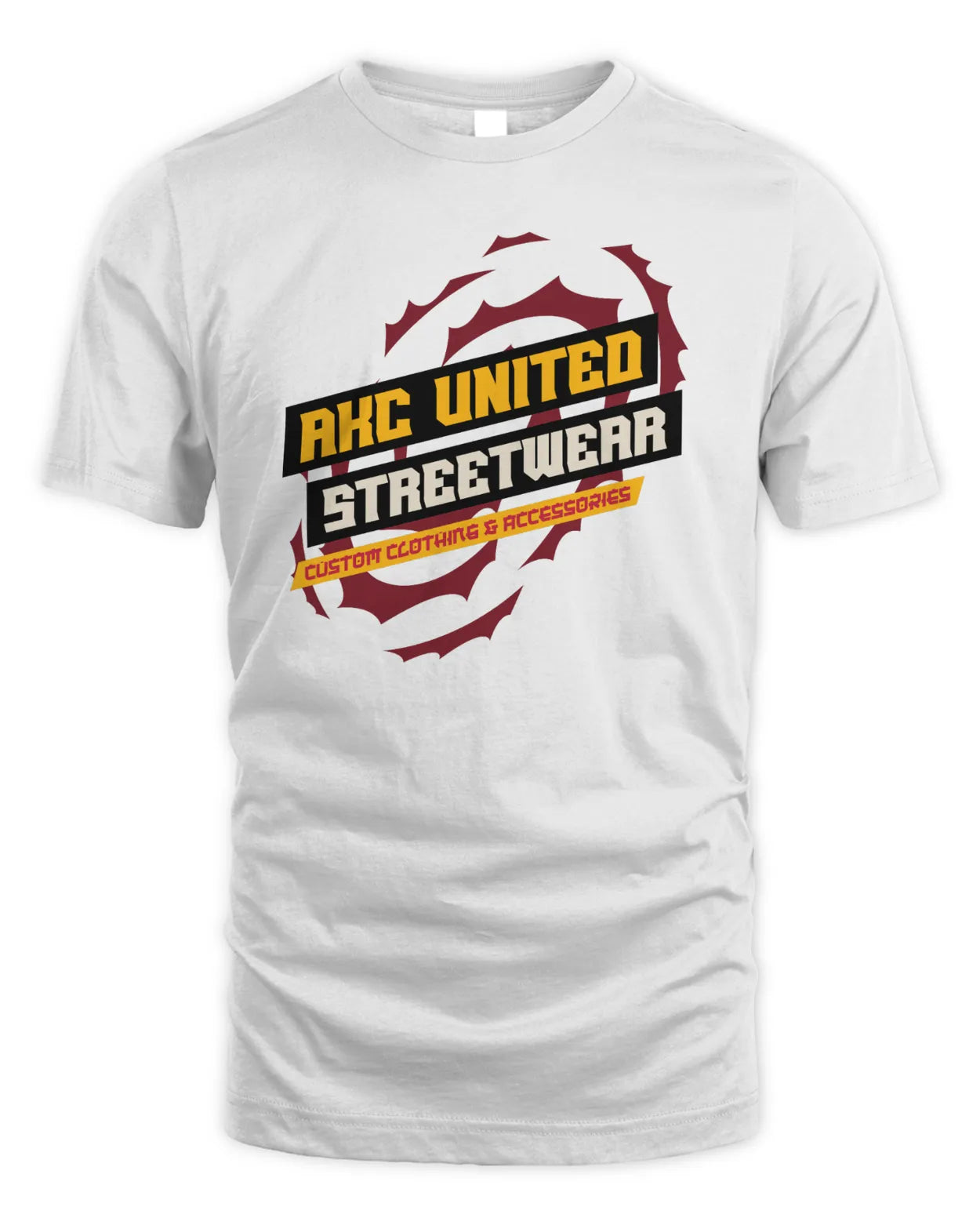 Orange Blast Custom Brand Graphic Tee