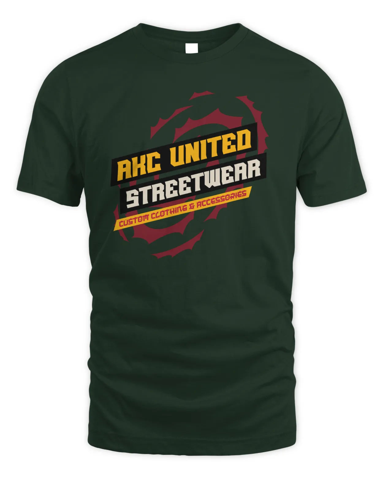 Orange Blast Custom Brand Graphic Tee