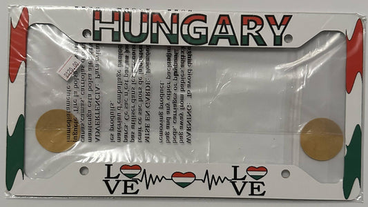 Hungarian License Plate Frame - Display Your Hungarian Pride | Durable Design