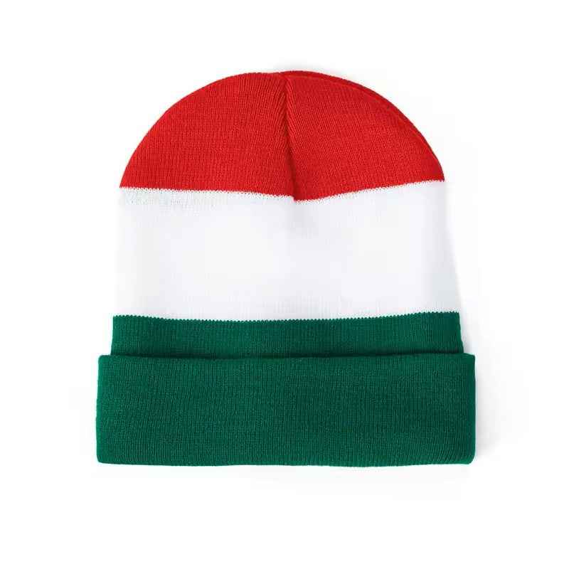 Flag of Hungary Adult Knitted Hat Soft and Warm for Outdoor Activities and Travel, Suitable for Both Men and Women