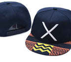 Hip Hop Embroidered X Baseball Cap Personality Flat Eaves Cap Trucker Cap Tyler Fashion Cap (HH505-9)