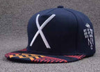 Hip Hop Embroidered X Baseball Cap Personality Flat Eaves Cap Trucker Cap Tyler Fashion Cap (HH505-9)