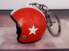 Motorcycle Helmet Keychain, Custom Design, Decorative Accessory