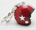 Motorcycle Helmet Keychain, Custom Design, Decorative Accessory