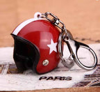 Motorcycle Helmet Keychain, Custom Design, Decorative Accessory